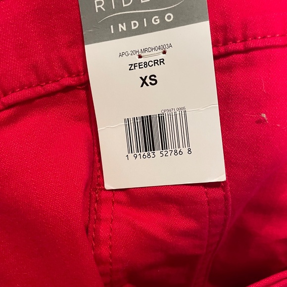 Red Denim Jean jacket, size x small ladies, new with tags! - Picture 4 of 7